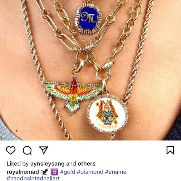 Royal Nomad Colorful Eagle Charm - Picture 6 of 6